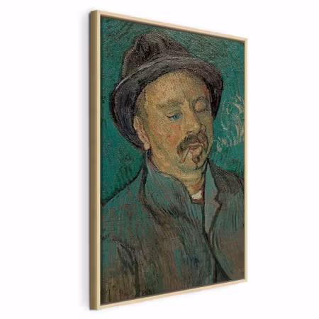 Canvastavla med ram - Vincent van gogh portrait of