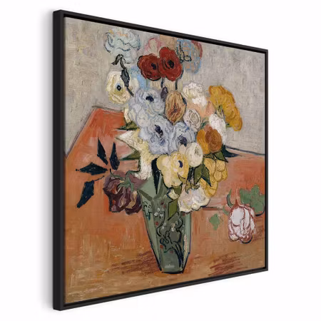 Canvastavla med ram - Vincent van gogh stilllife