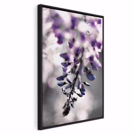 Canvastavla med ram - Violet ringtones vertical