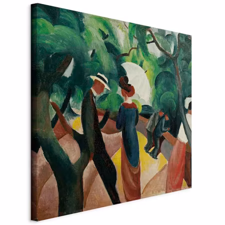 Canvastavla - August macke promenade