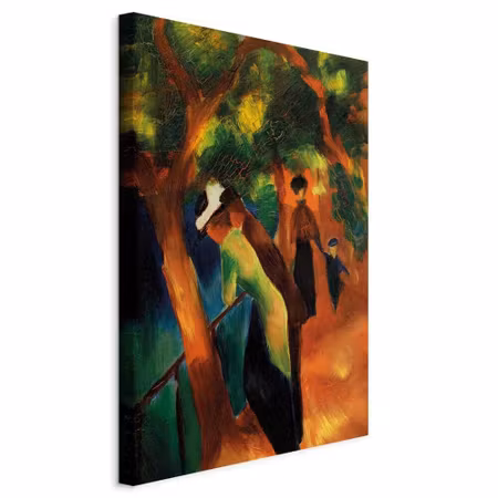 Canvastavla - August macke sunny path