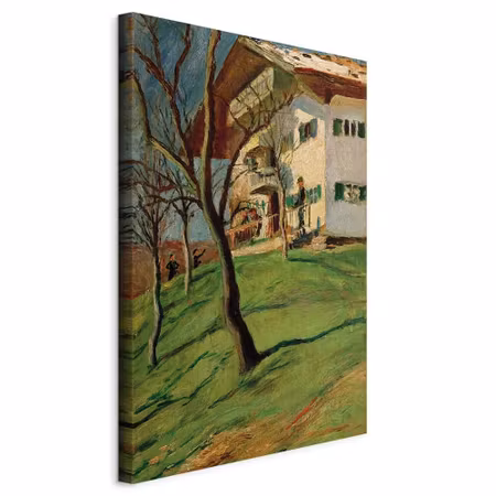 Canvastavla - August macke unser häuschen in