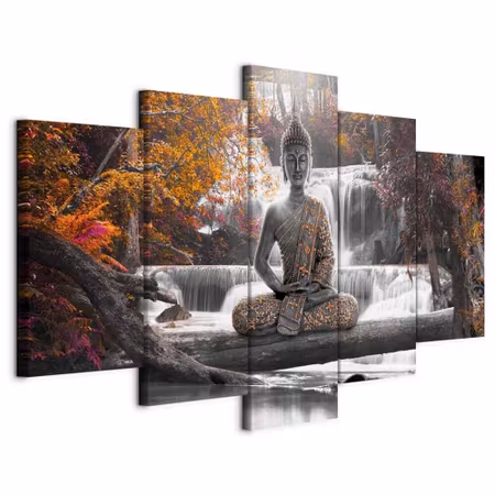 Canvastavla - Autumn buddha