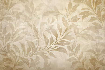 Canvastavla - Botanical motif with leaves and in