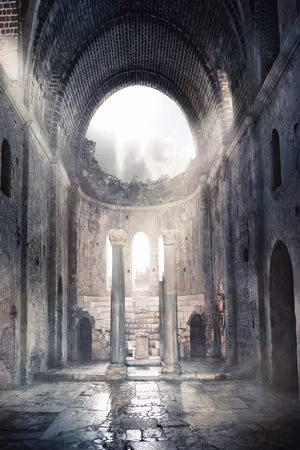 Canvastavla - Chamber of secrets part vertical