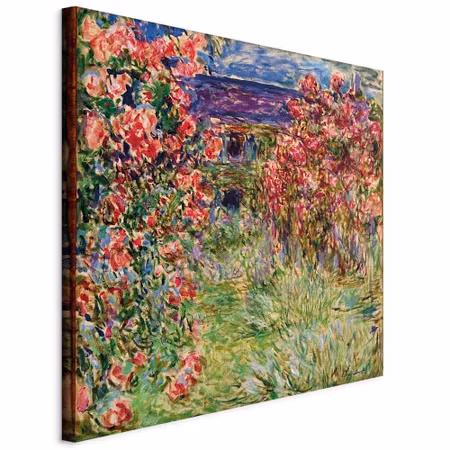 Canvastavla - Claude monet la maison dans les