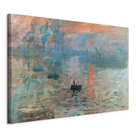 Canvastavla - Claude monet impression sunrise