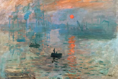 Canvastavla - Claude monet impression sunrise