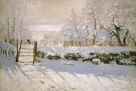 Canvastavla - Claude monet the magpie