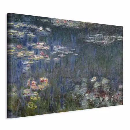 Canvastavla - Claude monet waterlilies green