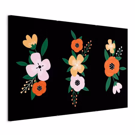 Canvastavla - Colorful bloom parts