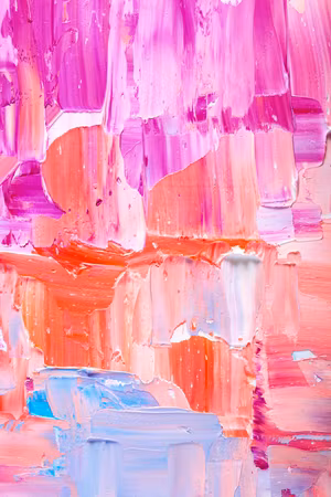 Canvastavla - Colorful contrasts energetic color