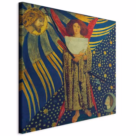 Canvastavla - Dante gabriel rossetti dantis amor