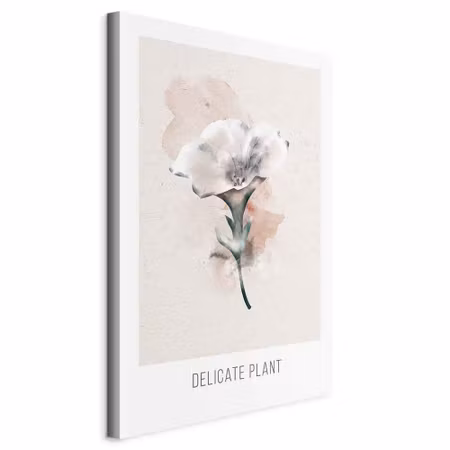 Canvastavla - Delicate plant part vertical