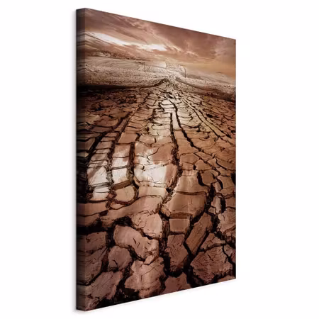 Canvastavla - Drought part vertical
