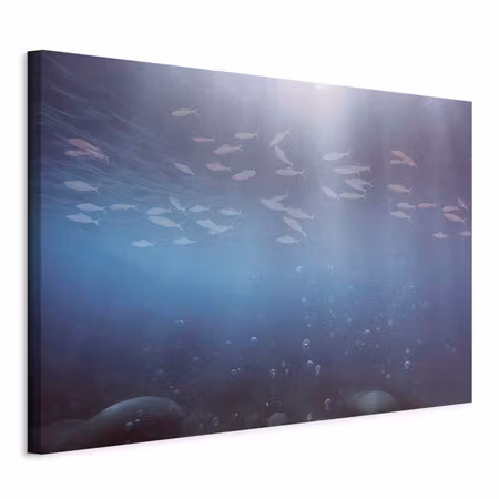 Canvastavla - Fish in the depths