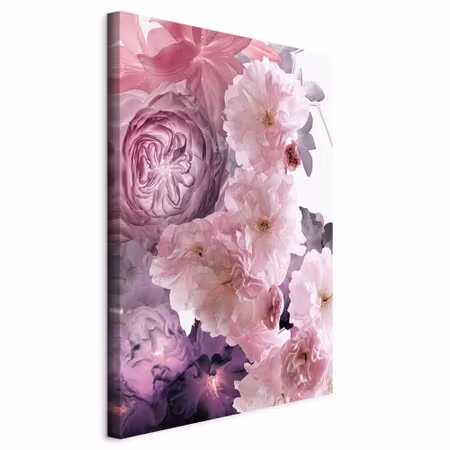 Canvastavla - Garden of floral scents part nature