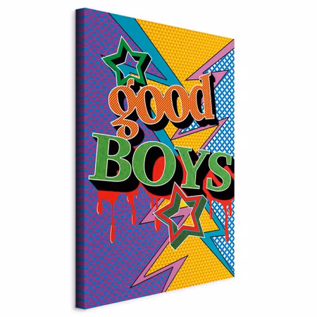 Canvastavla - Good boys part vertical