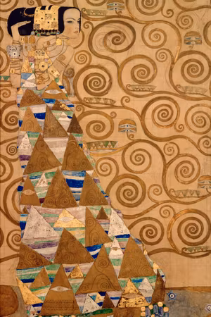 Canvastavla - Gustav klimt expectation