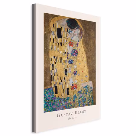 Canvastavla - Gustav klimt the kiss part vertical