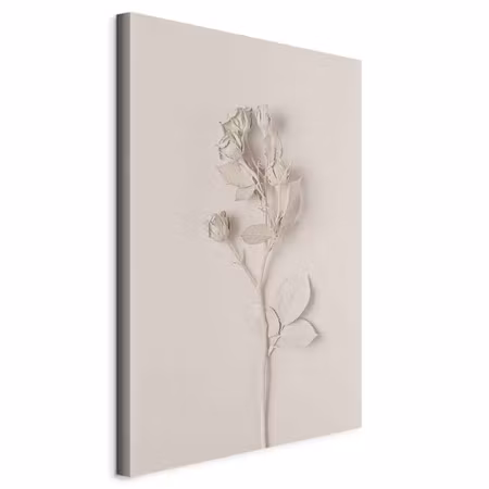 Canvastavla - Harmonious rose part vertical