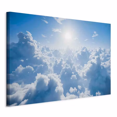 Canvastavla - Heavenly calm warm rays of the sun