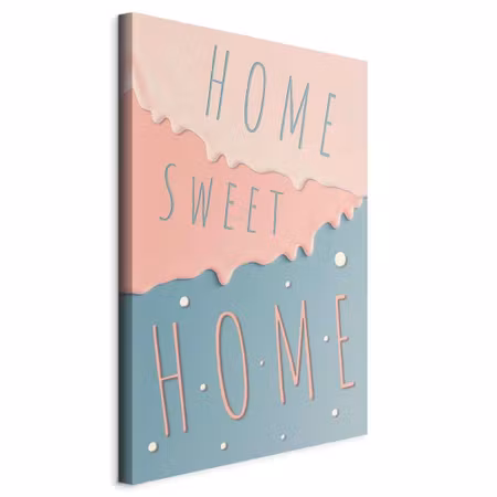Canvastavla - Inscriptions home sweet home part