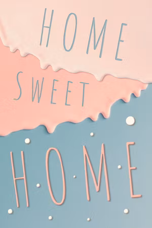 Canvastavla - Inscriptions home sweet home part