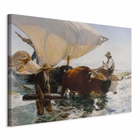 Canvastavla - Joaqu n sorolla y bastida the return