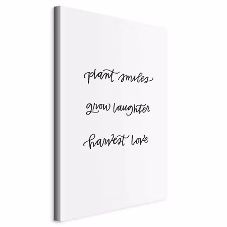 Canvastavla - Joy and love part vertical