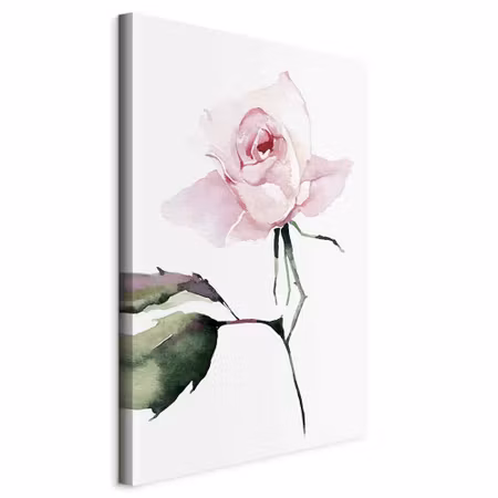 Canvastavla - Lonely rose part vertical