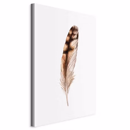 Canvastavla - Magic feather part vertical