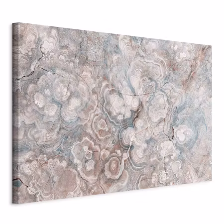 Canvastavla - Marble flowers natural stone in