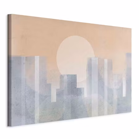 Canvastavla - Modern city part wide second variant