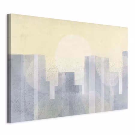 Canvastavla - Modern city part wide third variant