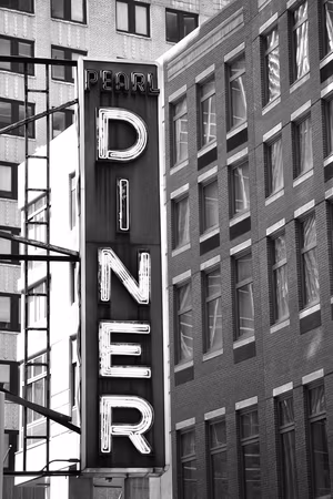 Canvastavla - New york neon sign part vertical