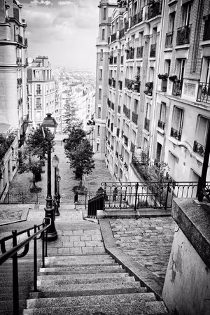 Canvastavla - Parisian suburb cz ciowy vertical