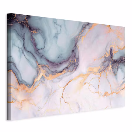 Canvastavla - Pastel stones pink and blue on a