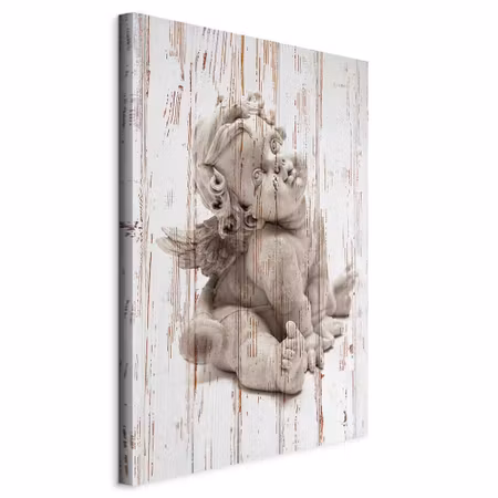 Canvastavla - Pensive cupid part vertical