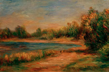 Canvastavla - Pierre auguste renoir paysage