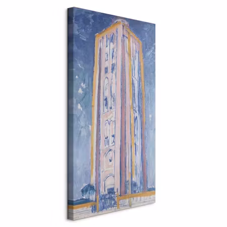 Canvastavla - Piet mondrian lighthouse near