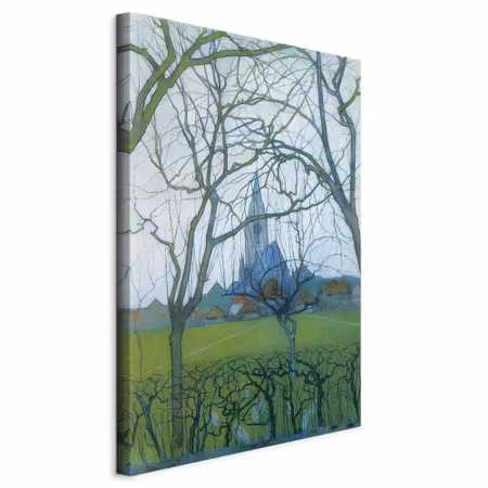 Canvastavla - Piet mondrian st jacob& s church