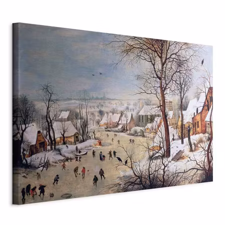 Canvastavla - Pieter bruegel the elder winter with