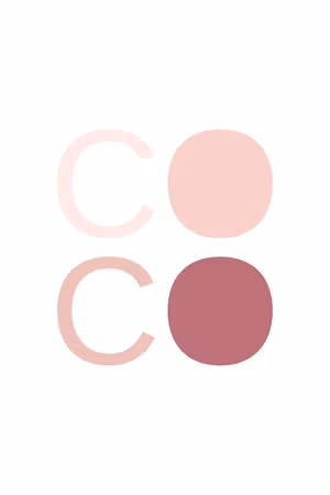 Canvastavla - Pink coco part vertical