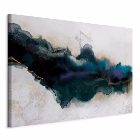 Canvastavla - Rift of blue part wide