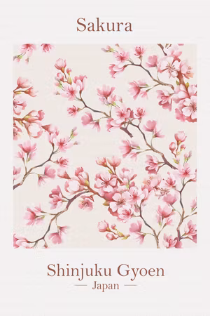 Canvastavla - Sakura part vertical