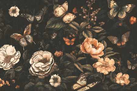 Canvastavla - Rustic garden