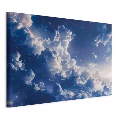 Canvastavla - Starry clouds and delicate light a