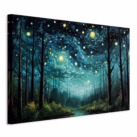 Canvastavla - Starry night a contemporary version