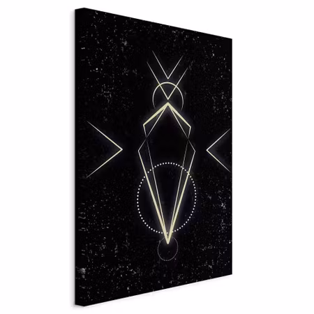 Canvastavla - Symmetry of shapes part graphic in